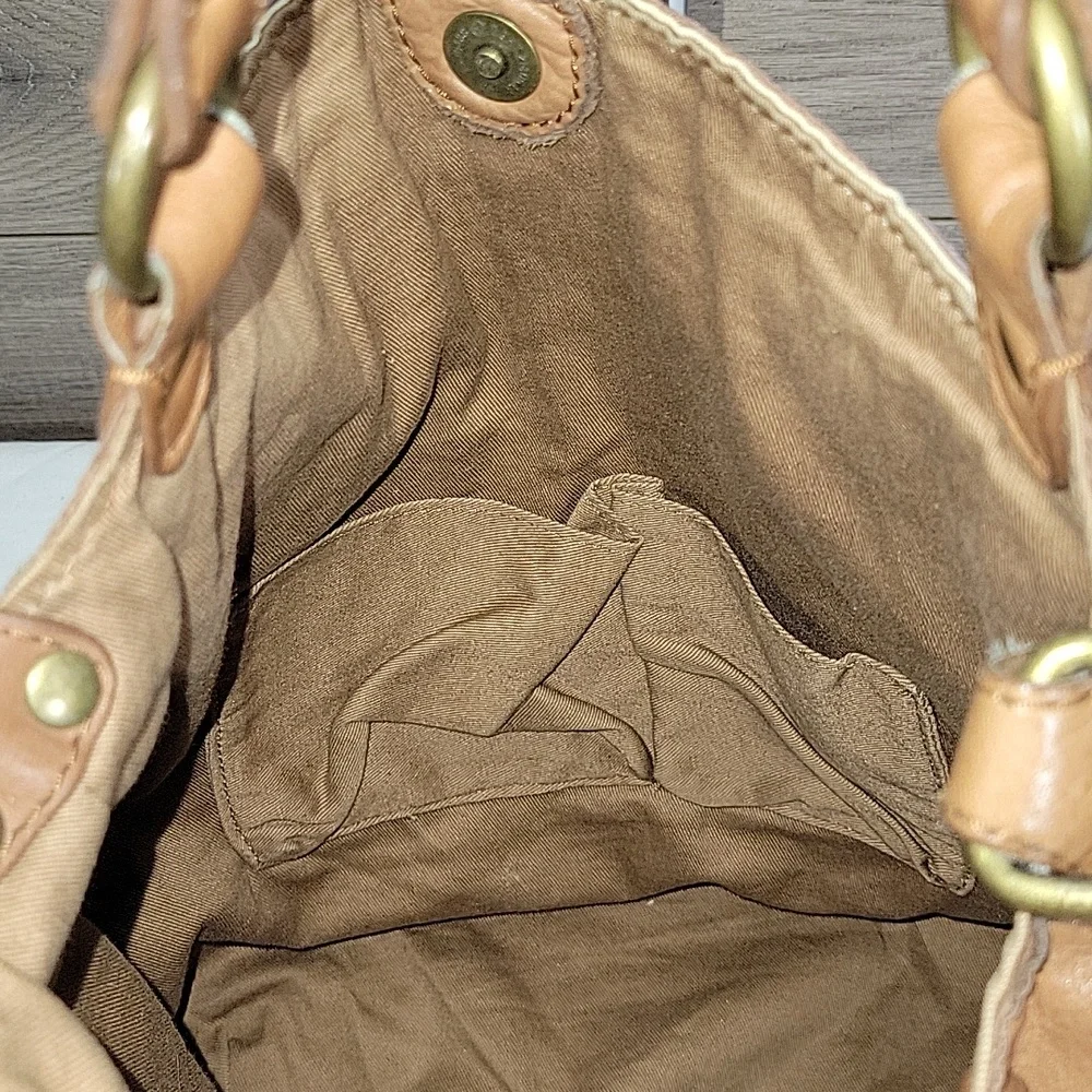 Nine West Vintage America Collection Boho Patchwork Leather Bag - Picture 9 of 14